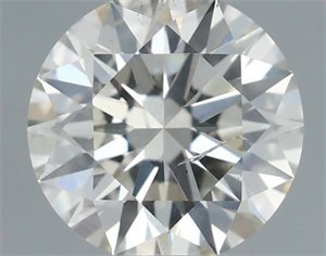 Picture of Natural Diamond 0.51 Carats, Round with Excellent Cut, I Color, SI2 Clarity and Certified by IGI