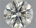 Natural Diamond 0.50 Carats, Round with Excellent Cut, J Color, SI2 Clarity and Certified by IGI