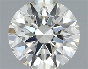 Picture of Natural Diamond 0.50 Carats, Round with Excellent Cut, J Color, SI2 Clarity and Certified by IGI