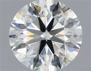 Picture of Natural Diamond 0.70 Carats, Round with Excellent Cut, I Color, VS1 Clarity and Certified by IGI