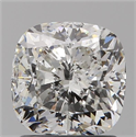 Diamante Natural 1.50 quilates, Del cojín , Color G, claridad SI2 y certificado GIA