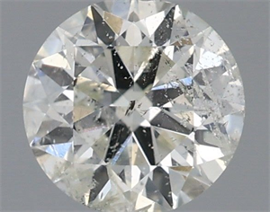 Picture of Natural Diamond 0.50 Carats, Round with Excellent Cut, H Color, I1 Clarity and Certified by IGI