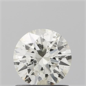 Natural Diamond 0.71 Carats, Round with Excellent Cut, K Color, SI2 Clarity and Certified by IGI