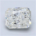 Natural Diamond 1.60 Carats, Radiant with  Cut, J Color, SI2 Clarity and Certified by GIA
