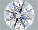 Del inventario de diamantes de laboratorio, 2.41 quilates, Redondo , Color F, claridad VVS1 y certificado IGI