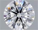 Del inventario de diamantes de laboratorio, 1.36 quilates, Redondo , Color D, claridad VS2 y certificado IGI