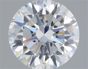 Picture of Lab Grown Diamond 1.08 Carats, Round with Excellent Cut, D Color, VVS2 Clarity and Certified by IGI