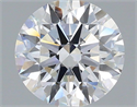 Lab Grown Diamond 2.07 Carats, Round with Ideal Cut, E Color, IF Clarity and Certified by IGI