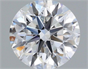 Lab Grown Diamond 1.38 Carats, Round with Excellent Cut, D Color, VS2 Clarity and Certified by IGI
