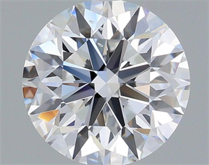 Picture of Lab Grown Diamond 1.38 Carats, Round with Excellent Cut, D Color, VS2 Clarity and Certified by IGI