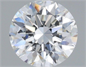 Del inventario de diamantes de laboratorio, 1.10 quilates, Redondo , Color E, claridad VVS2 y certificado IGI