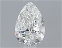 Natural Diamond 0.50 Carats, Pear with  Cut, G Color, VVS2 Clarity and Certified by GIA