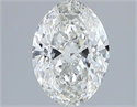 Natural Diamond 1.52 Carats, Oval with  Cut, J Color, SI1 Clarity and Certified by GIA
