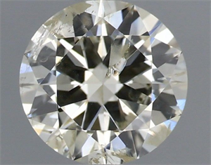 Picture of Natural Diamond 0.50 Carats, Round with Very Good Cut, J Color, I1 Clarity and Certified by IGI