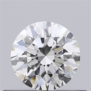 Picture of Natural Diamond 0.40 Carats, Round with Excellent Cut, H Color, VVS1 Clarity and Certified by GIA