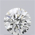 Natural Diamond 0.60 Carats, Round with Excellent Cut, I Color, SI1 Clarity and Certified by GIA