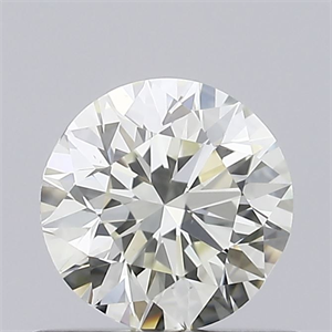 Picture of Natural Diamond 0.60 Carats, Round with Excellent Cut, L Color, VS1 Clarity and Certified by GIA