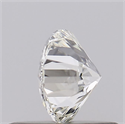 Natural Diamond 0.40 Carats, Round with Excellent Cut, H Color, VVS2 Clarity and Certified by GIA