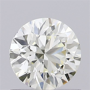 Picture of Natural Diamond 0.70 Carats, Round with Excellent Cut, N Color, VS1 Clarity and Certified by GIA