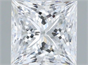 Natural Diamond 0.72 Carats, Princess with  Cut, E Color, VVS2 Clarity and Certified by GIA