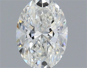 Picture of Natural Diamond 0.50 Carats, Oval with  Cut, G Color, SI1 Clarity and Certified by IGI