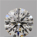 Diamante Natural 0.52 quilates, Redondo , Color I, claridad VS2 y certificado GIA