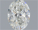 Natural Diamond 0.70 Carats, Oval with  Cut, G Color, VVS1 Clarity and Certified by IGI