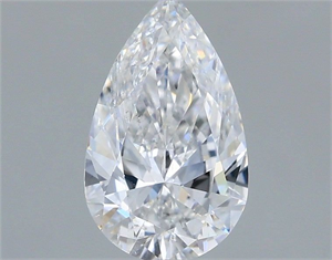 Picture of Natural Diamond 0.71 Carats, Pear with  Cut, E Color, SI1 Clarity and Certified by GIA