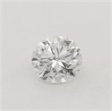 Natural Diamond 0.50 Carats, Round with Very Good Cut, H Color, VVS1 Clarity and Certified by IGI