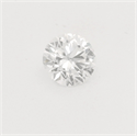 Natural Diamond 0.70 Carats, Round with Excellent Cut, H Color, VVS1 Clarity and Certified by IGI