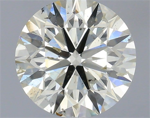 Foto Diamante Natural 0.70 quilates, Redondo , Color J, claridad SI2 y certificado IGI de