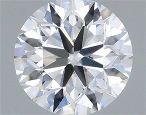 Picture of Natural Diamond 0.40 Carats, Round with Very Good Cut, D Color, VS2 Clarity and Certified by IGI