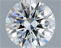 Natural Diamond 0.40 Carats, Round with Excellent Cut, H Color, VS2 Clarity and Certified by IGI