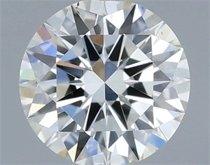 Picture of Natural Diamond 0.40 Carats, Round with Excellent Cut, H Color, VS2 Clarity and Certified by IGI
