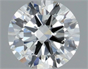 Natural Diamond 0.40 Carats, Round with Excellent Cut, G Color, SI1 Clarity and Certified by IGI