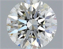 Natural Diamond 0.50 Carats, Round with Excellent Cut, H Color, SI1 Clarity and Certified by IGI