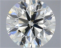Natural Diamond 0.50 Carats, Round with Very Good Cut, I Color, SI1 Clarity and Certified by IGI