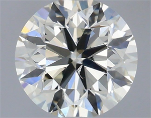 Picture of Natural Diamond 0.50 Carats, Round with Very Good Cut, I Color, SI1 Clarity and Certified by IGI