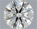 Natural Diamond 0.50 Carats, Round with Excellent Cut, H Color, SI1 Clarity and Certified by IGI