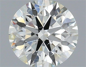 Picture of Natural Diamond 0.50 Carats, Round with Excellent Cut, H Color, SI1 Clarity and Certified by IGI