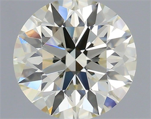 Picture of Natural Diamond 0.65 Carats, Round with Excellent Cut, J Color, VS1 Clarity and Certified by IGI
