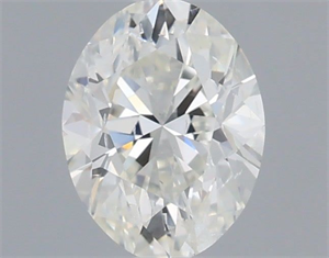 Picture of Natural Diamond 0.50 Carats, Oval with  Cut, H Color, I1 Clarity and Certified by IGI