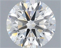 Natural Diamond 0.58 Carats, Round with Excellent Cut, H Color, VS1 Clarity and Certified by IGI