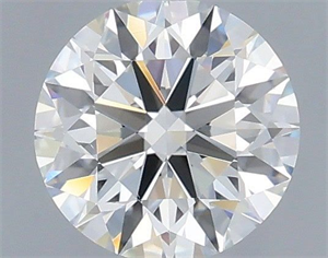 Picture of Natural Diamond 0.58 Carats, Round with Excellent Cut, H Color, VS1 Clarity and Certified by IGI