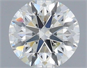 Natural Diamond 0.50 Carats, Round with Excellent Cut, I Color, VS2 Clarity and Certified by IGI