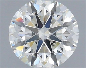 Picture of Natural Diamond 0.50 Carats, Round with Excellent Cut, I Color, VS2 Clarity and Certified by IGI