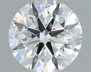 Picture of Natural Diamond 0.40 Carats, Round with Excellent Cut, G Color, SI1 Clarity and Certified by IGI