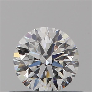 Picture of Natural Diamond 0.40 Carats, Round with Excellent Cut, E Color, VS2 Clarity and Certified by IGI
