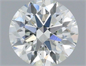 Natural Diamond 0.50 Carats, Round with Excellent Cut, G Color, SI1 Clarity and Certified by IGI