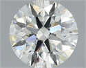 Natural Diamond 0.51 Carats, Round with Excellent Cut, J Color, VS1 Clarity and Certified by IGI